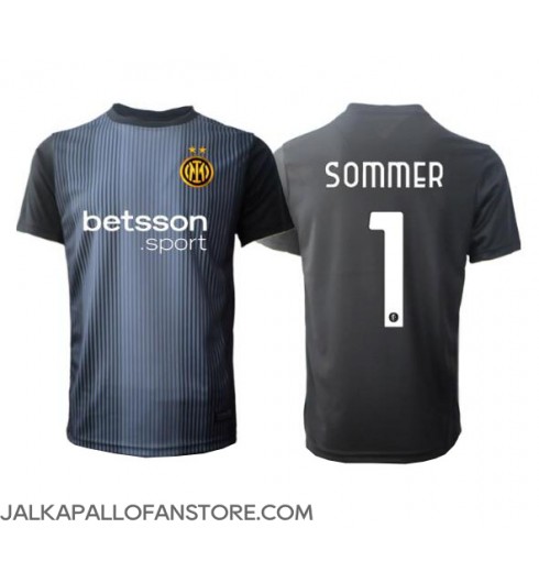 Inter Milan Yann Sommer #1 Maalivahdin Kotipaita 2025-26 Lyhythihainen Inter Milan Yann Sommer #1 Maalivahdin Kotipaita 2025-26 Lyhythihainen